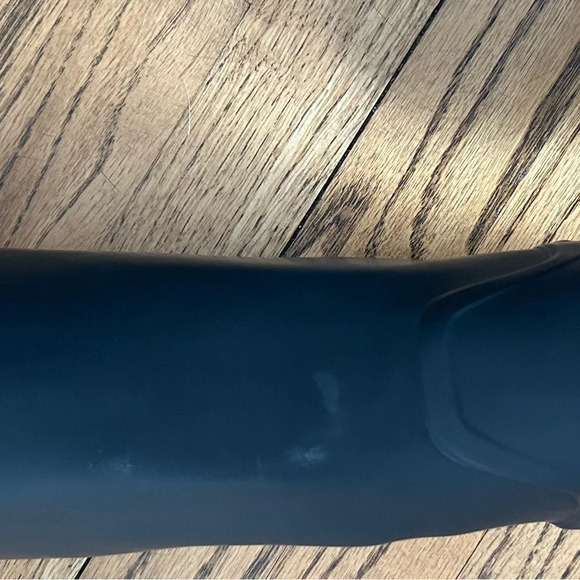 Tory Burch Navy Blue and Brown Knee-High Rain Boots Sz 10 - Picture 9 of 9